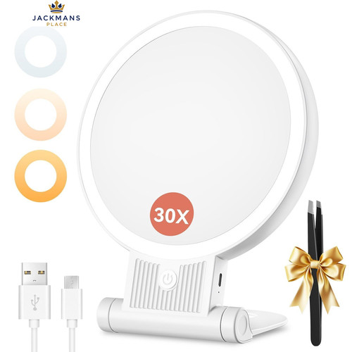 Auxmir 30x magnifying mirror - 30x,