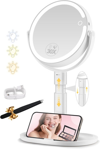 Makeup mirror with - makeup, 30x