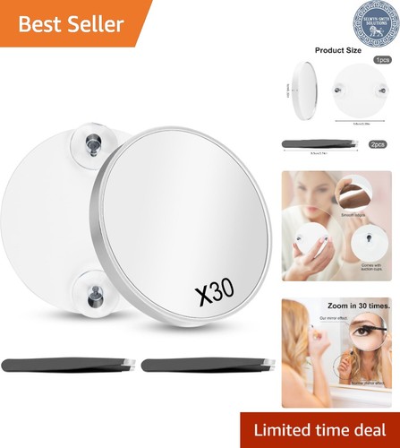 Portable 30x magnifying mirror - 30x,