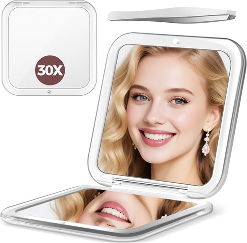 Compact mirror 30x magnifying - 30x,