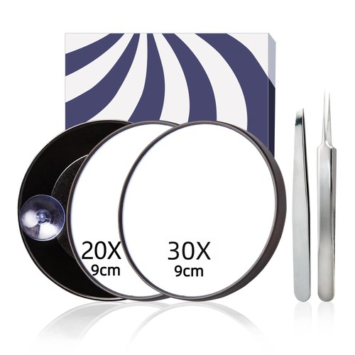 Compact dual magnifying mirror - dual,