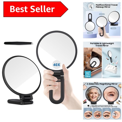 Elegant black 40x magnifying - elegant,