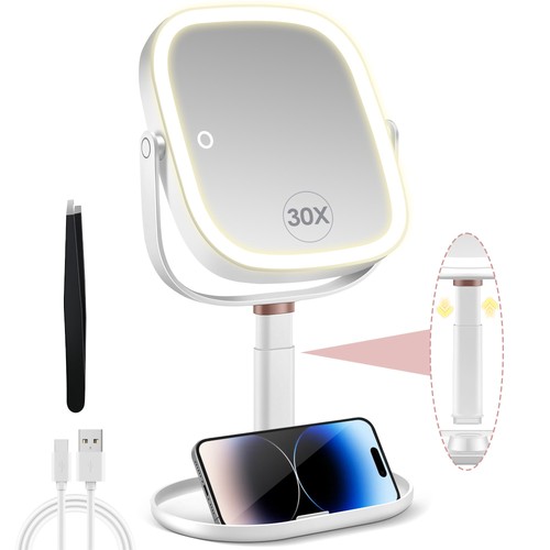 Magnifying mirror with light - mirror,