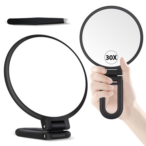30x magnifying mirror hand - magnifying,