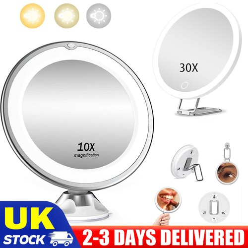 Magnifying mirror with led - magnifying,