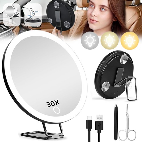 30x magnifying mirror with led - mirror,