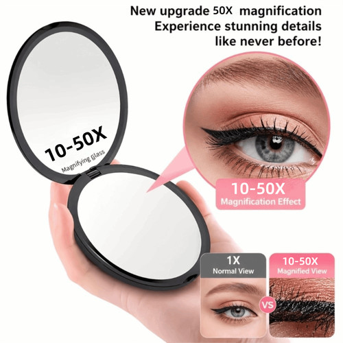 Folding magnifying makeup - magnifying,