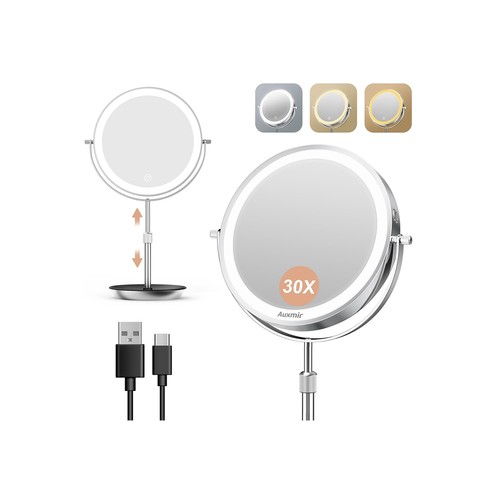 Auxmir 30x magnifying mirror - 30x,