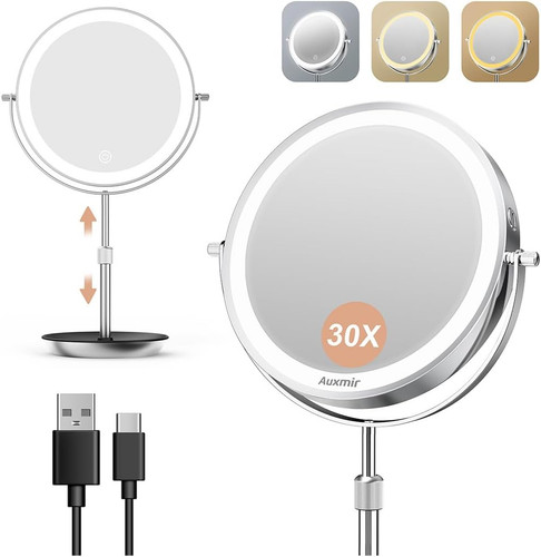 Auxmir 30x magnifying mirror - auxmir,