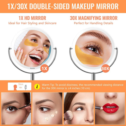 Auxmir 30x magnifying - magnifying, mirror