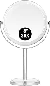 Magnifying makeup mirror 30x - magnifying, mirror,