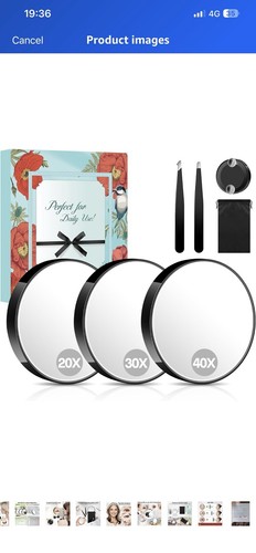 Magnifying mirror set - magnifying,
