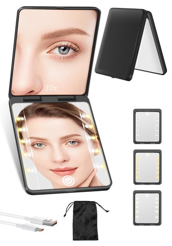 Compact mirror rechargeable - compact,